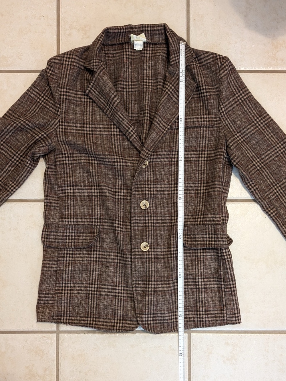 2009 Vintage Official Doctor Who Tweed Costume Blazer 11th Doctor Elbow Patch - Picture 8 of 11